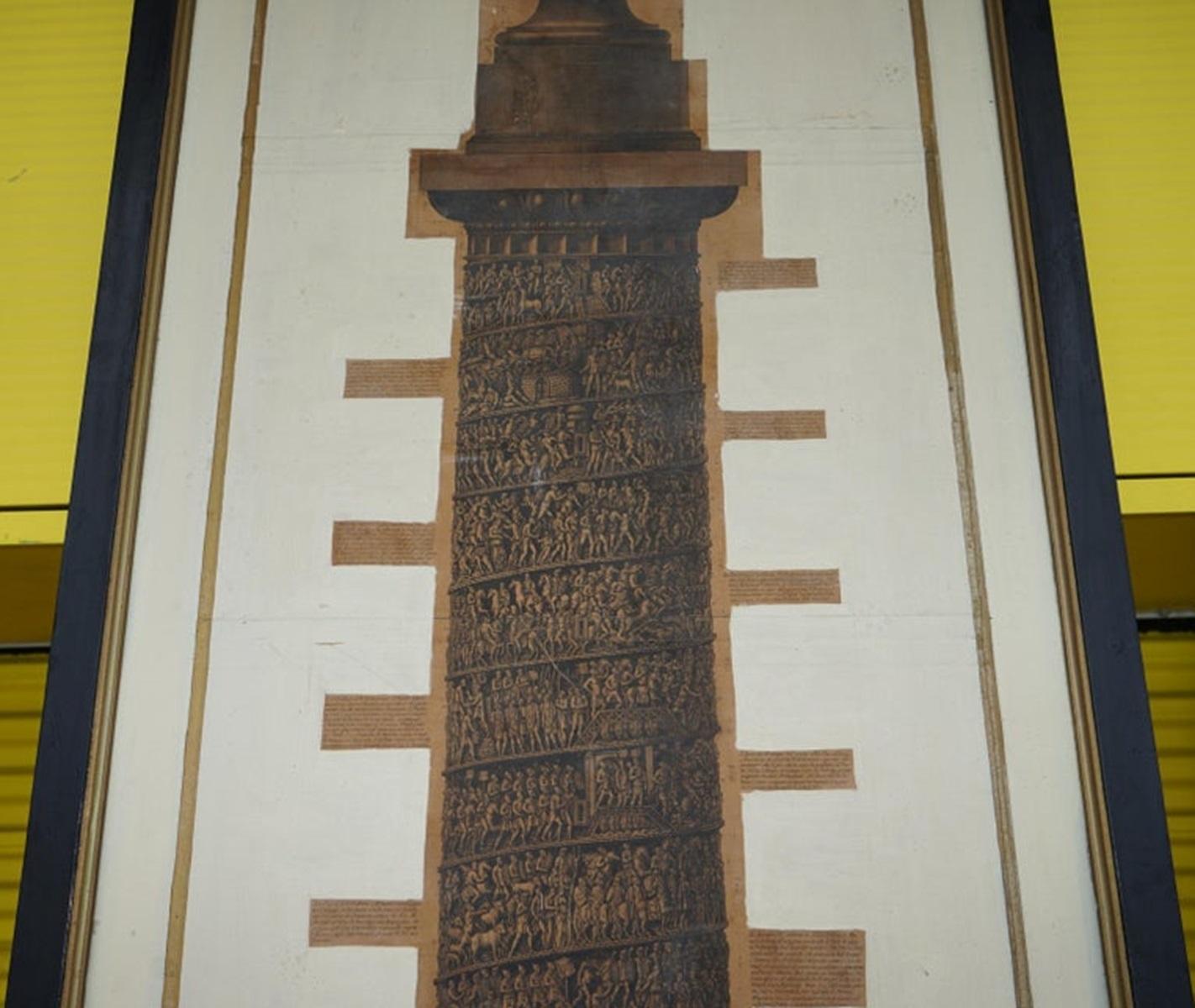 PAR DE TROFEO O SIA MAGNIFICA COLONNA PIRANESI GIOVANNI BATTISTA IMPRESOS 337CM Hecho a mano en venta