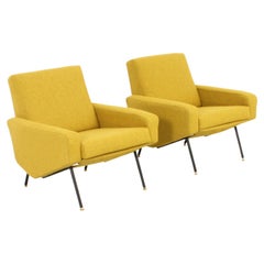 Pair of Troika Armchairs by Paul Geoffroy for Airborne, France