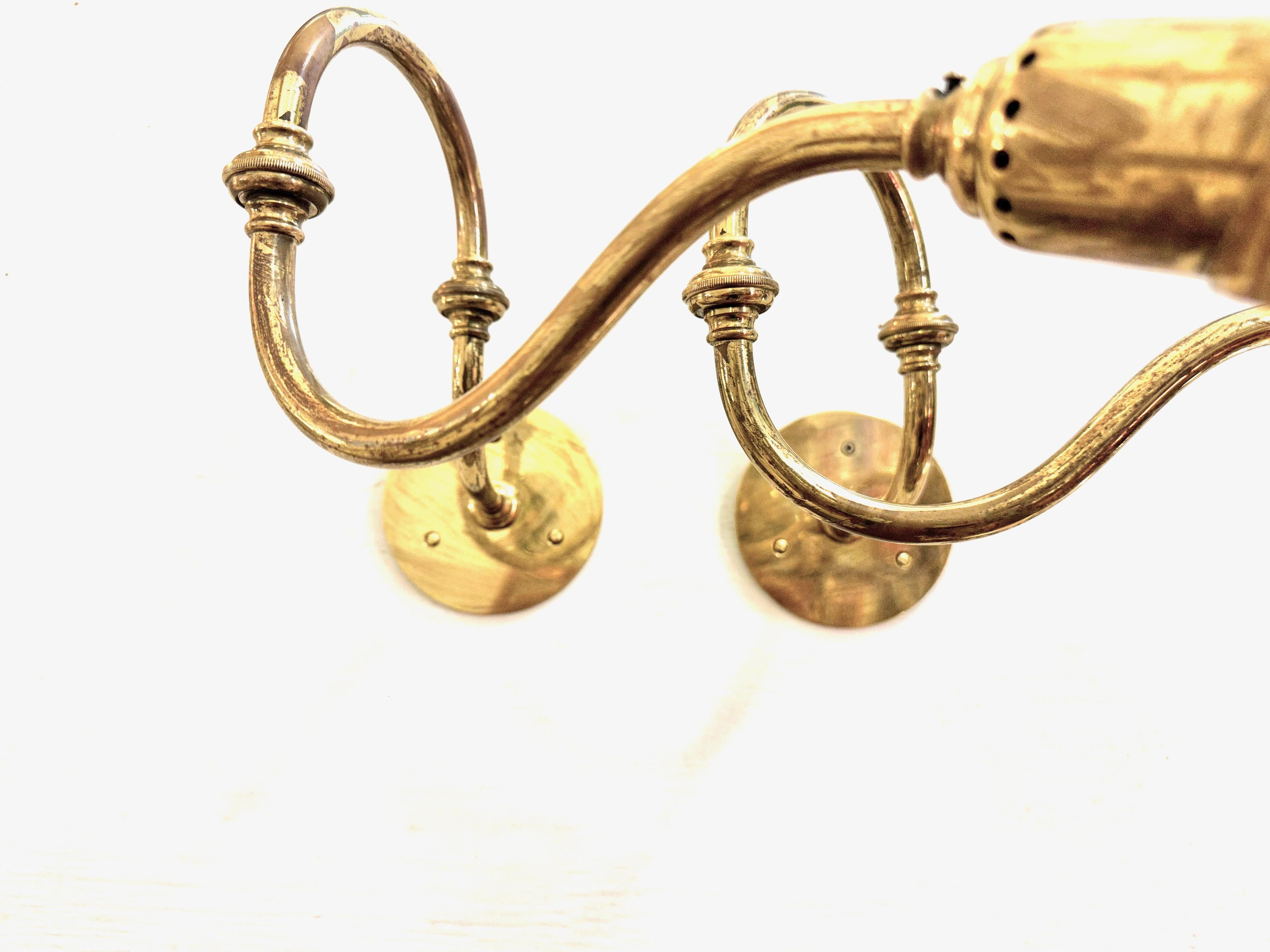 Pair of Tromba Brass Sconces by Luigi Caccia Dominioni for Azucena, 1950s For Sale 5