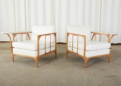 Paire de fauteuils Troy à abat-jour soleil avec tables à boissons amovibles