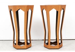 Pair of Tsao McKown for Donghia Hexagonal Pedestals