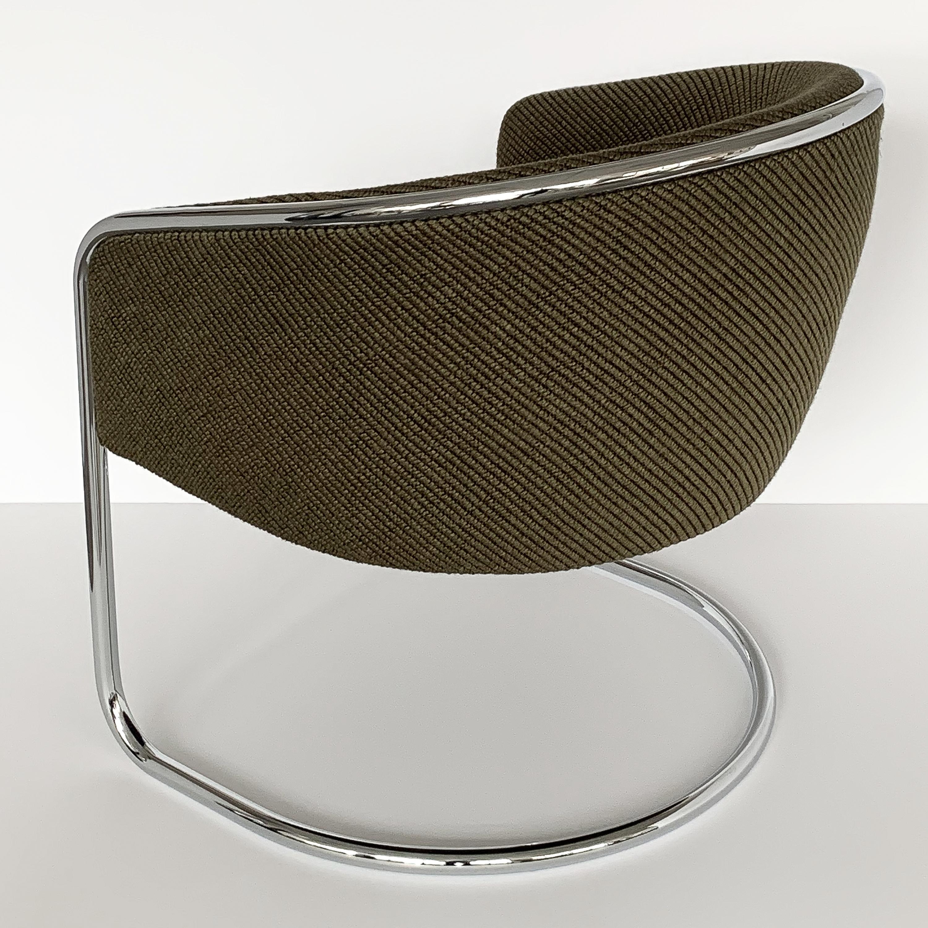 Pair of Tub Dining or Lounge Chairs by Joan Burgasser / Anton Lorenz for Thonet 5