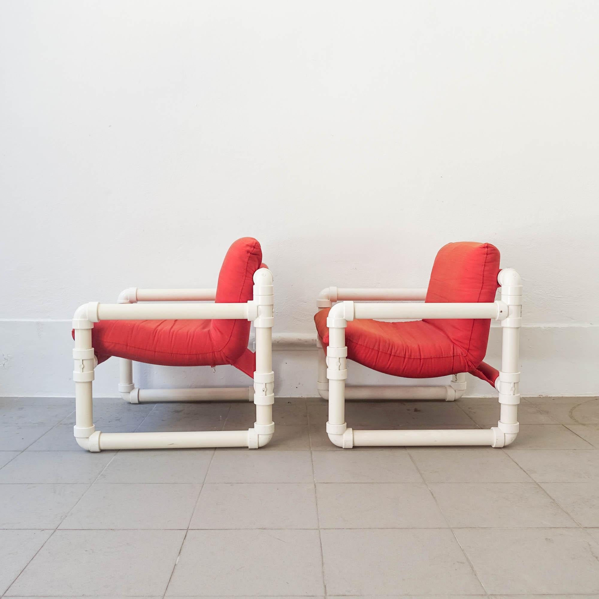 Portugais Paire de fauteuils «ub-Kit », par Joo A. Pinto de Oliveira pour Altamira & Plimat en vente