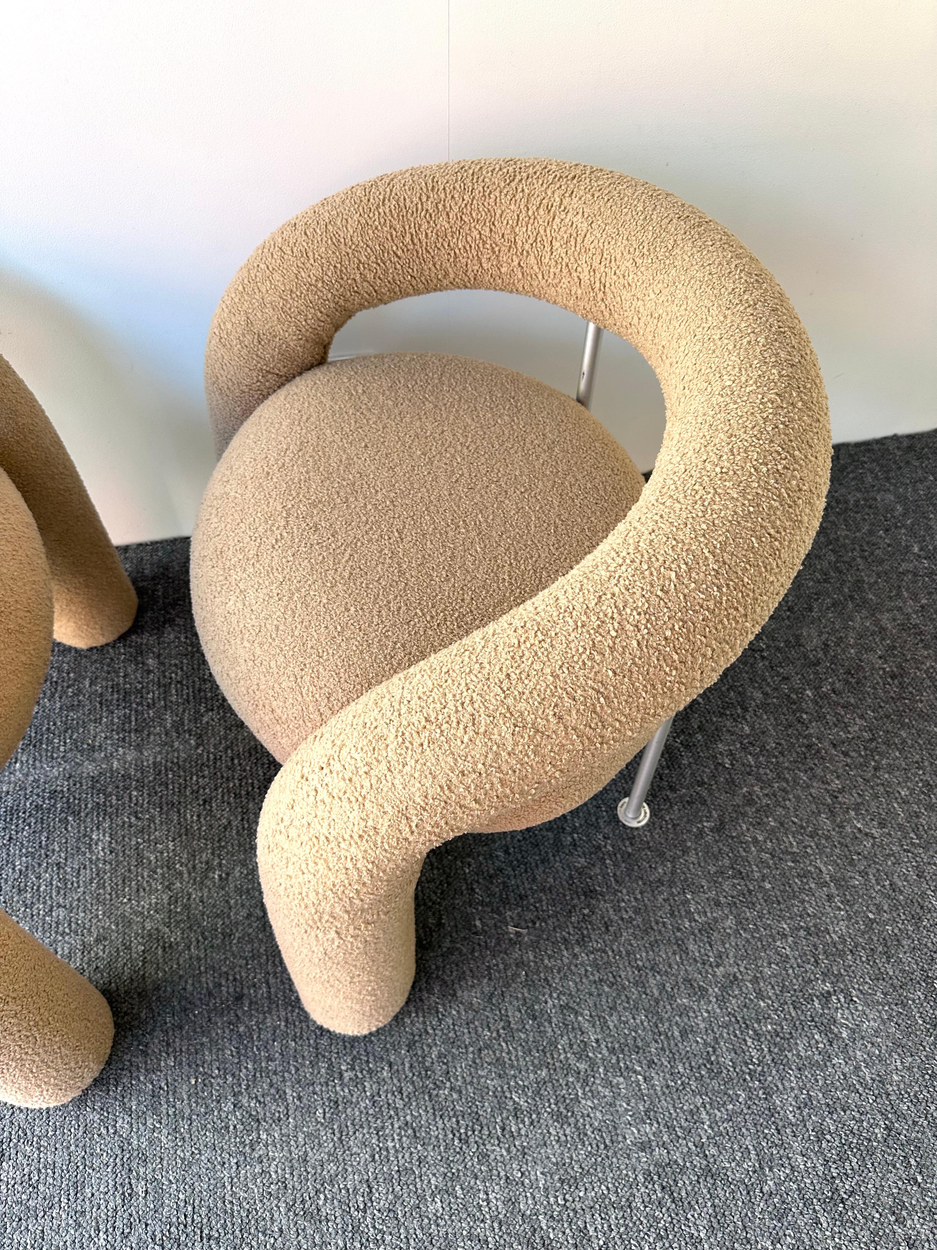 Paire de fauteuils tubulaires par Bartoli pour Rossi di Albizzate. Italie, 1970 en vente 4