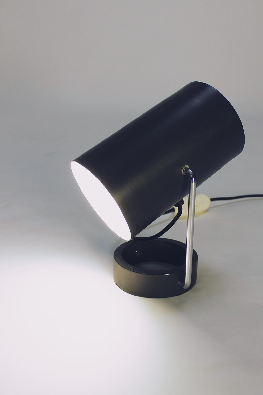 Pair of Tubus Table Lamps by Tulux in Style of Baltensweiler Swiss, 1960s For Sale 2