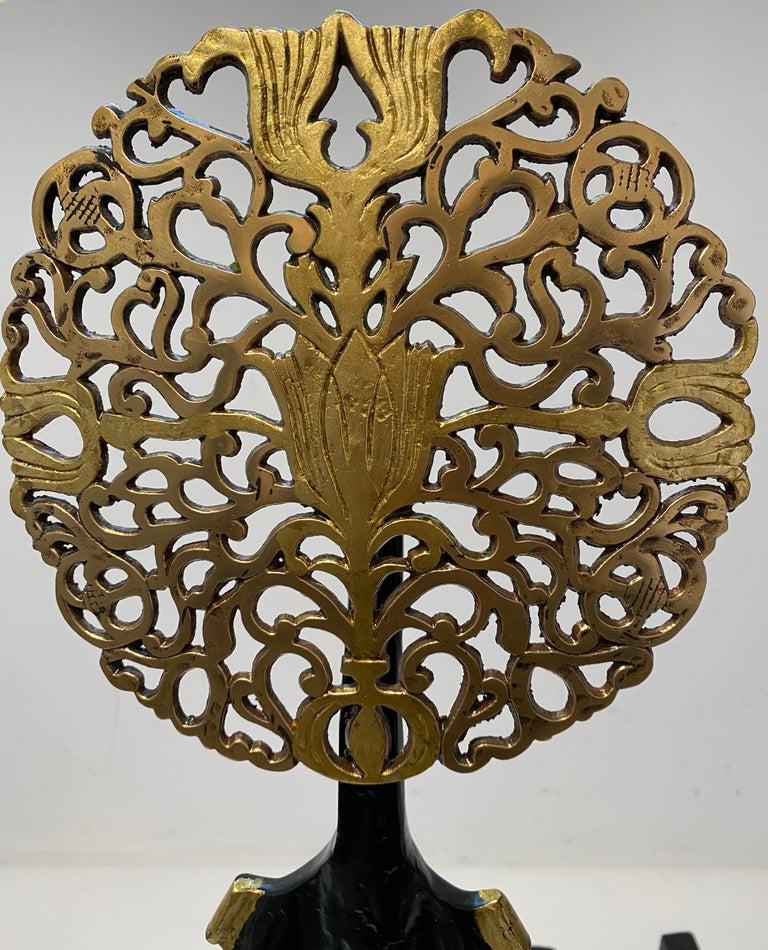 20th Century Pair of Tudor Style Andirons For Sale