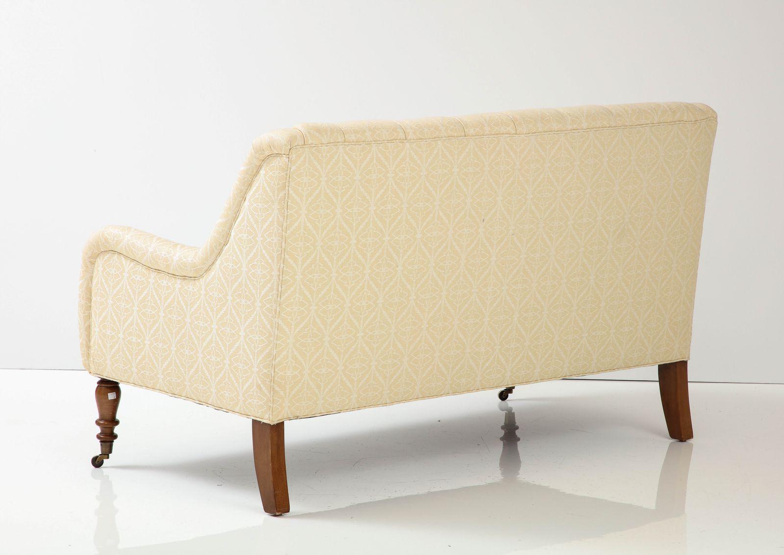 Pair of Tufted Loveseats 11