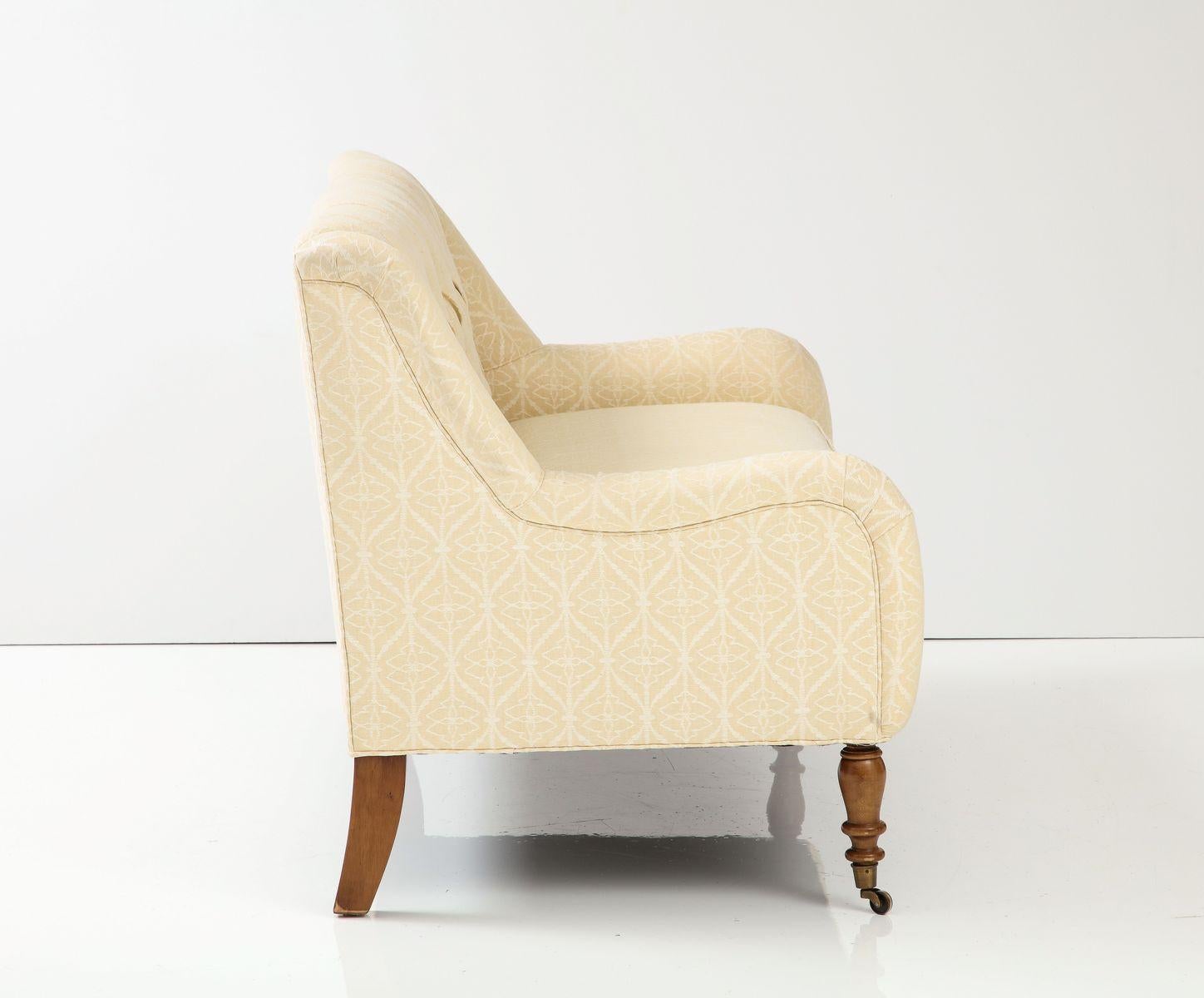 Pair of Tufted Loveseats 1