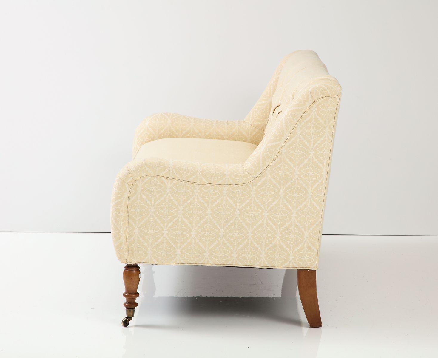 Pair of Tufted Loveseats 2