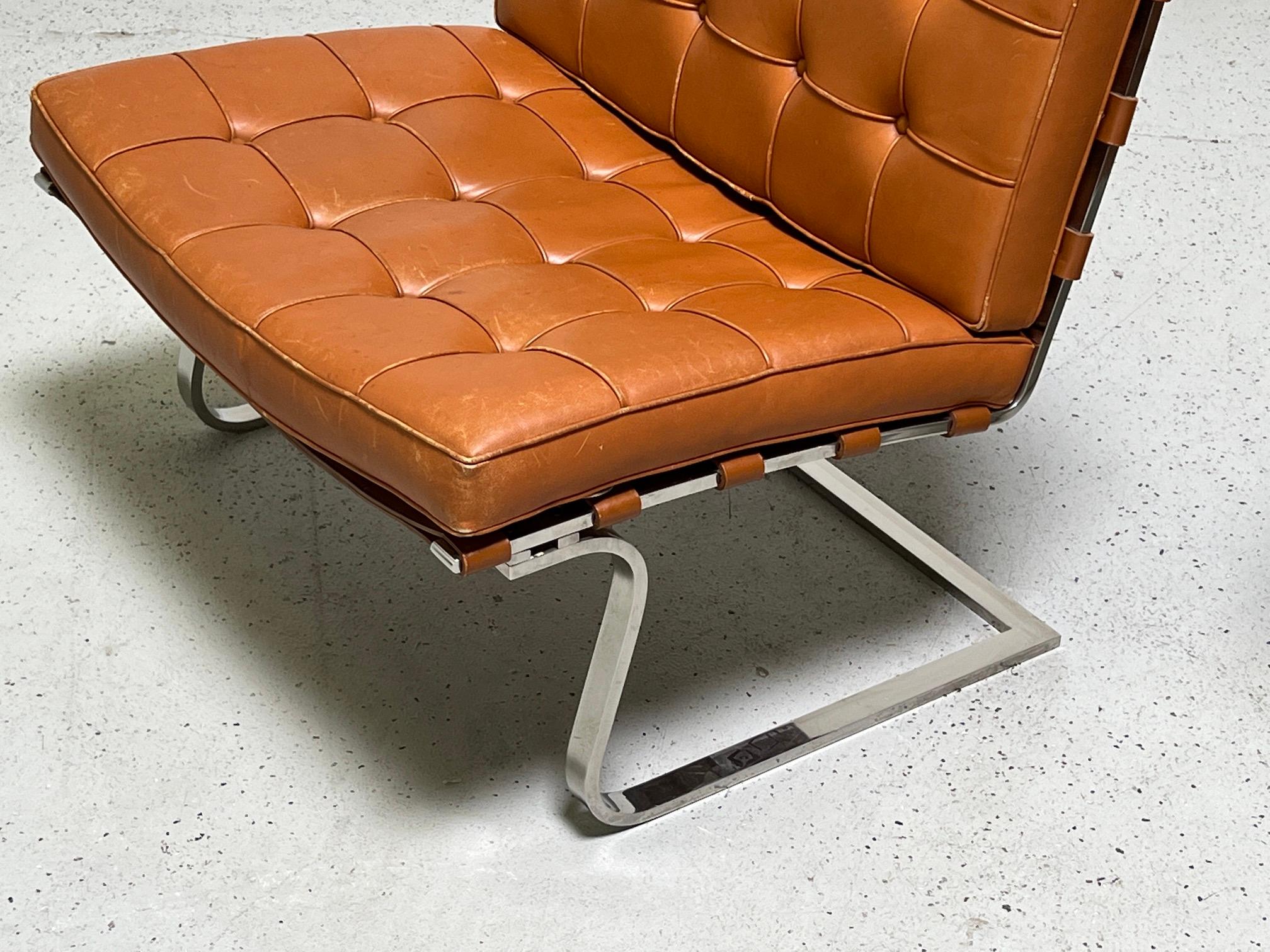 Pair of Tugendhat Chairs by Mies van der Rohe for Knoll 1