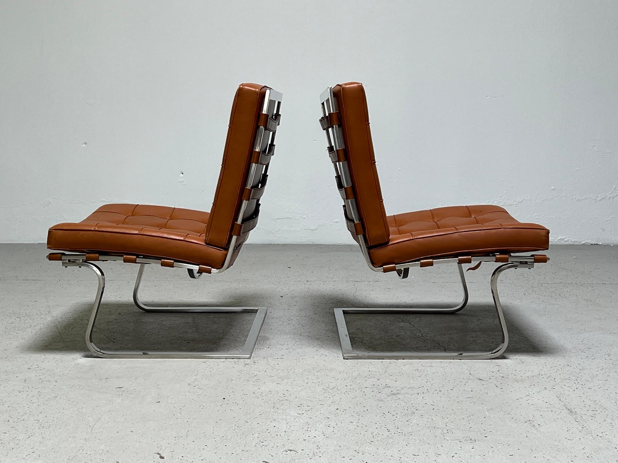 Pair of Tugendhat Chairs by Mies van der Rohe for Knoll 3