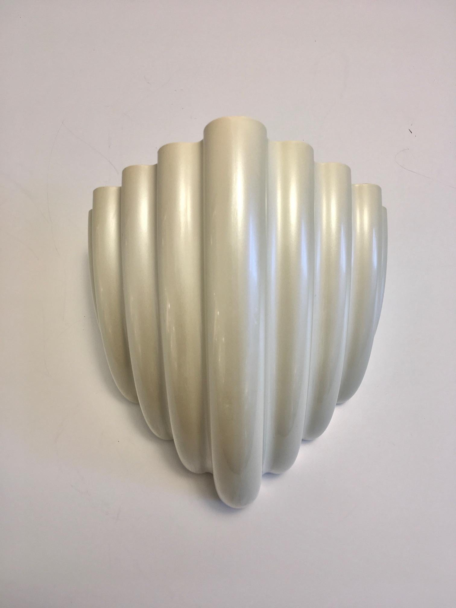 Pair of Tuki Wall Lamps by Kazuide Takahama for Sirrah In Good Condition In PARIS, FR