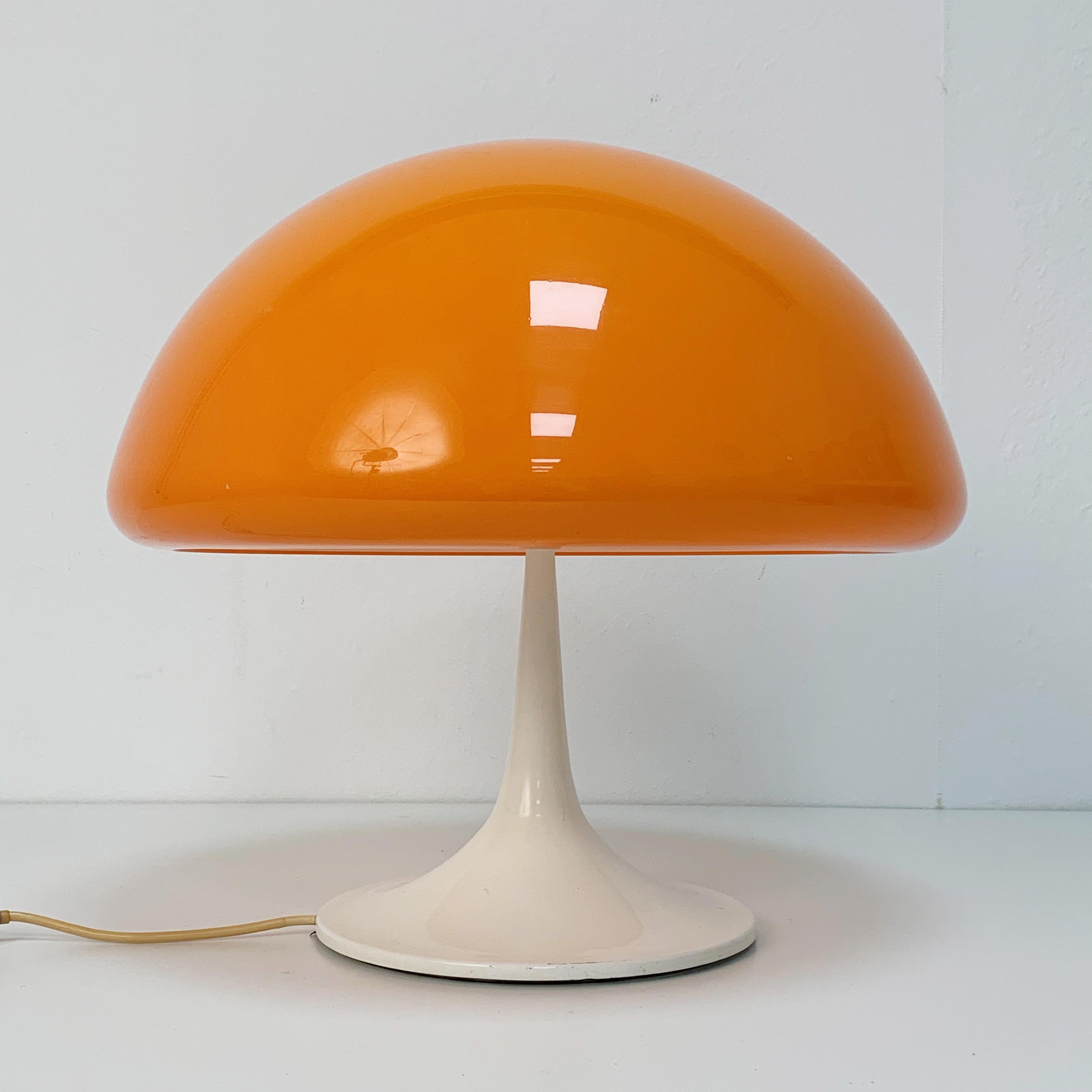 Luigi Massoni.Pair of Harvey Guzzini Toledo Table Lamp Italy 1960s Mushroom Lamp 5
