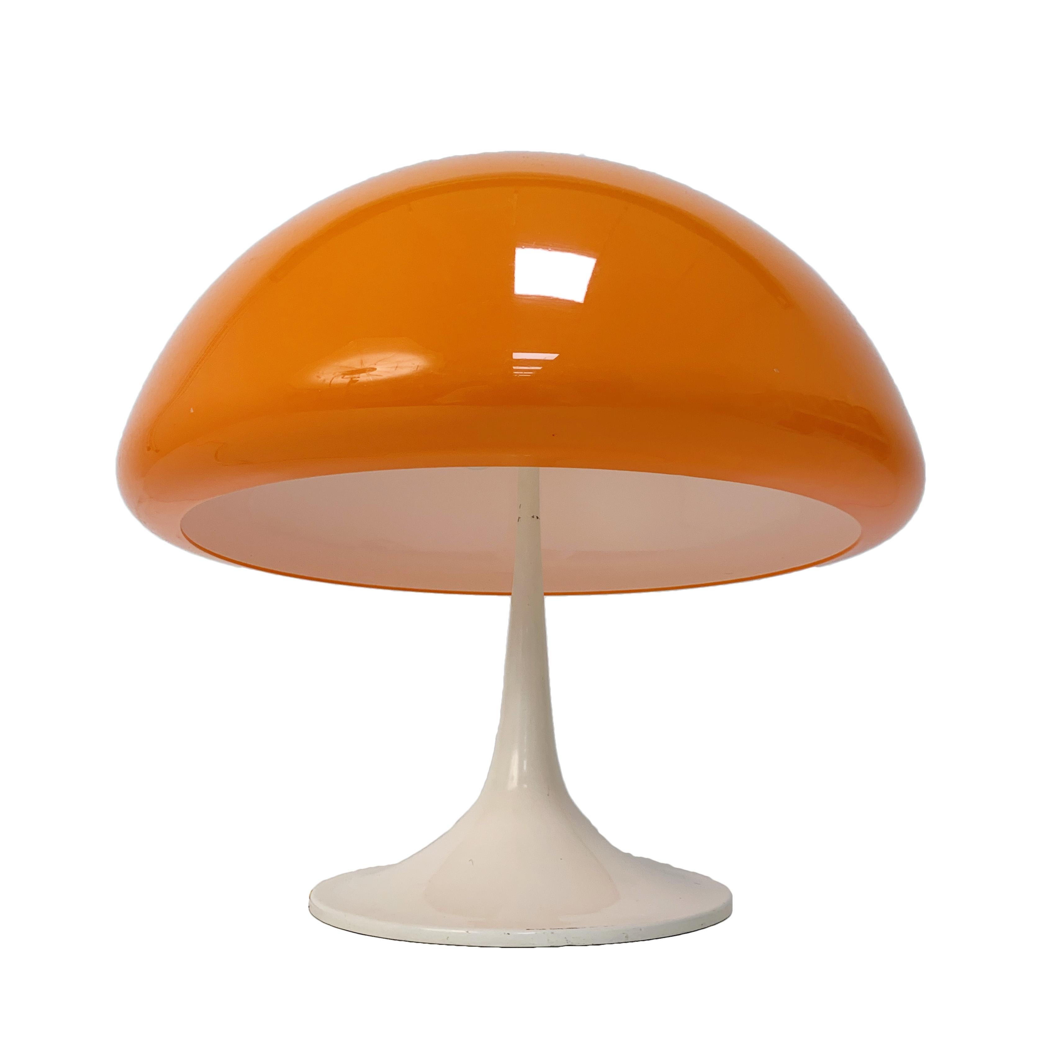 orange mushroom lamp