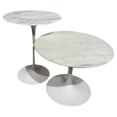 Vintage Pair of Tulip Tables by Eero Saarinen for Knoll