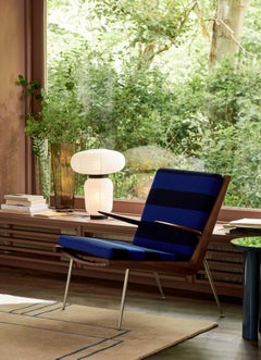 Pair of Tung JA3, Steel Blue Side Table, by John Astbury for &Tradition