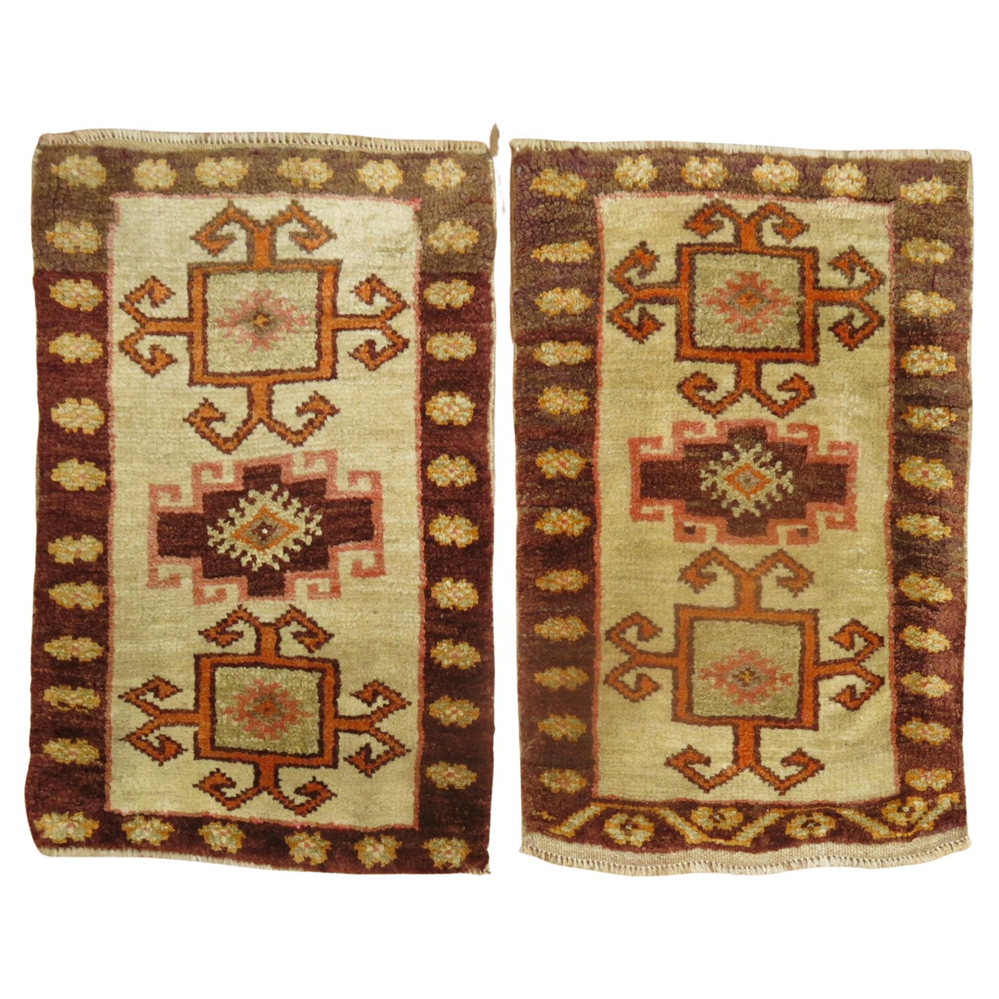 Pair of Turkish Kars Rugs For Sale