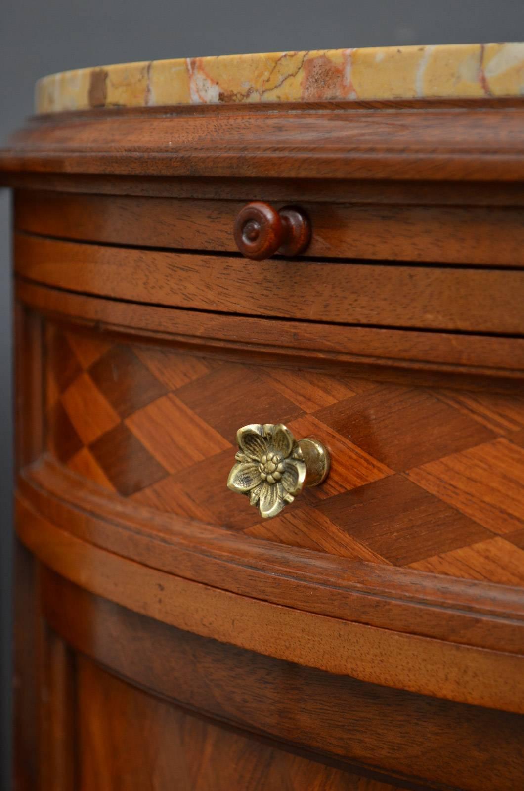 Early 20th Century Pair of Turn of the Century Bedside Cabinets