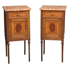 Pair of Turn of the Century Bedside Cabinets