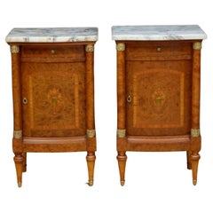 Pair of Turn of The Century Bedside Cabinets