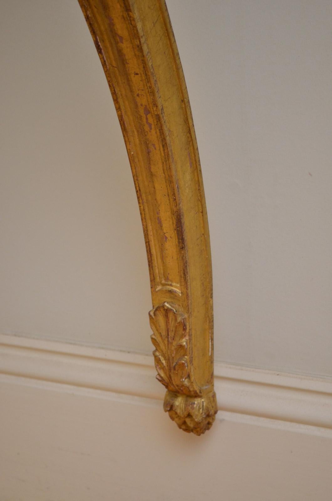 Pair of Turn of the Century Giltwood Console Tables 2