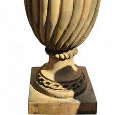 PAIR OF TUSCAN IMPRUNETA TERRACOTTA URN 21th Century