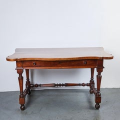Pair of Early 19th Century Italian Walnut Consoles, Tuscan