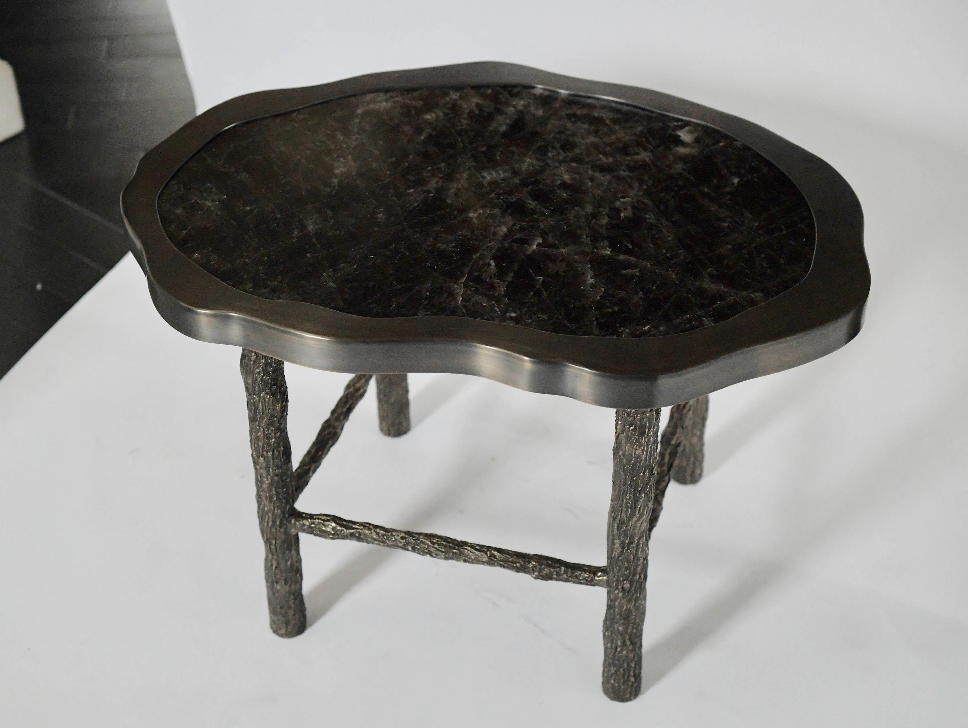 TWD Rock Crystal Quartz Cocktail Tables by Phoenix In Excellent Condition For Sale In New York, NY