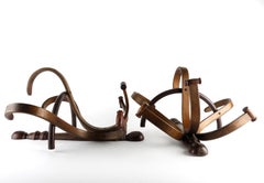 Pair of Twentieth Century Wall Coat Racks.