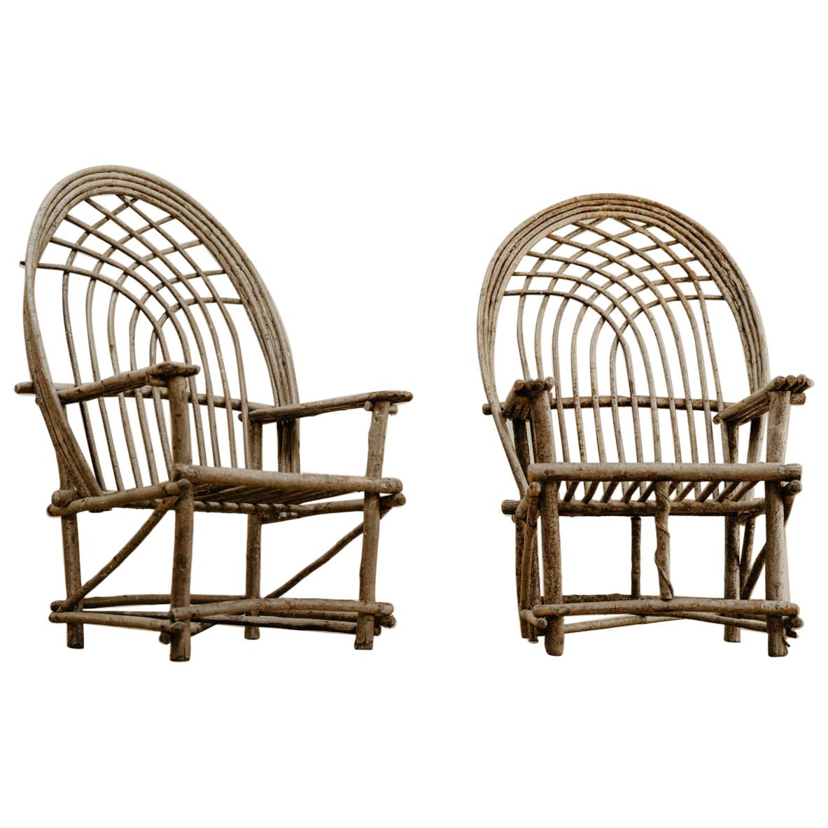 Pair of Twig Armchairs