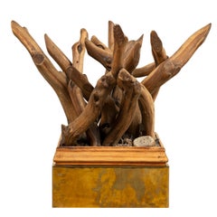 Pair of Twig-Branch Wood Coffee/End Tables