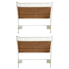 Pair of Twin Headboards by John Salterini, Circa 1950, Made in Italy