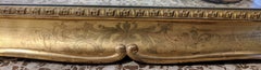 Paire de miroirs jumeaux, cadre poinçonné, feuille d'or, 1800
