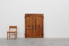 Paar Antique French Provincial handgeschnitzte Türen, ca. 1880