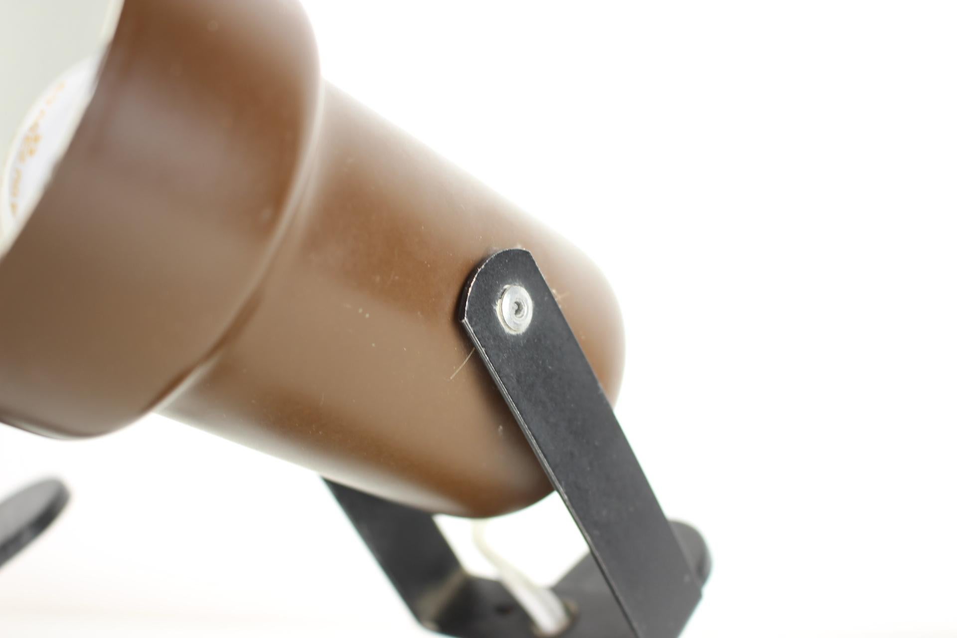 Fin du 20e siècle Paire de lampes de table attachables avec un clip, années 1970, Tchécoslovaquie en vente