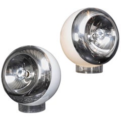 Pair of Two Floor or Table Lamp by Goffredo Reggiani, 1970s