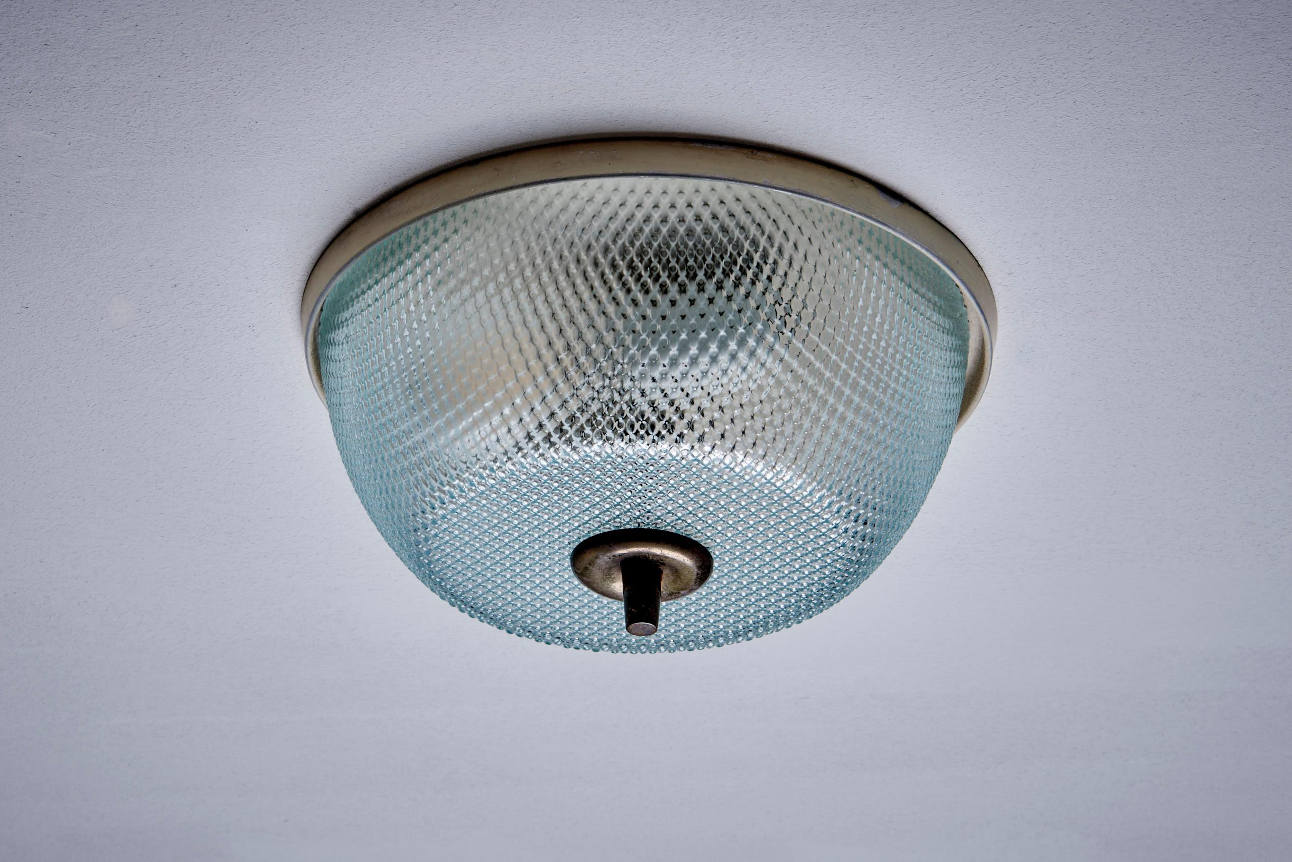 Coppia di due fari a incasso di Fontana Arte, 1950 in vendita 1