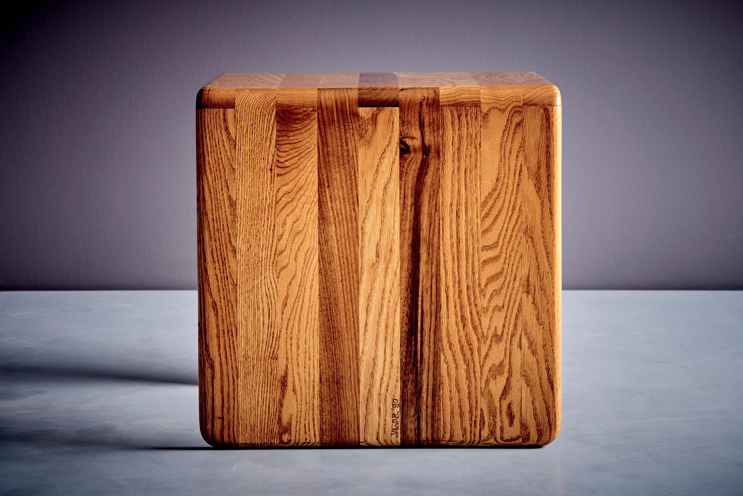 Paire de deux tabourets en bois à ruban de James Rannefeld, États-Unis en vente 2