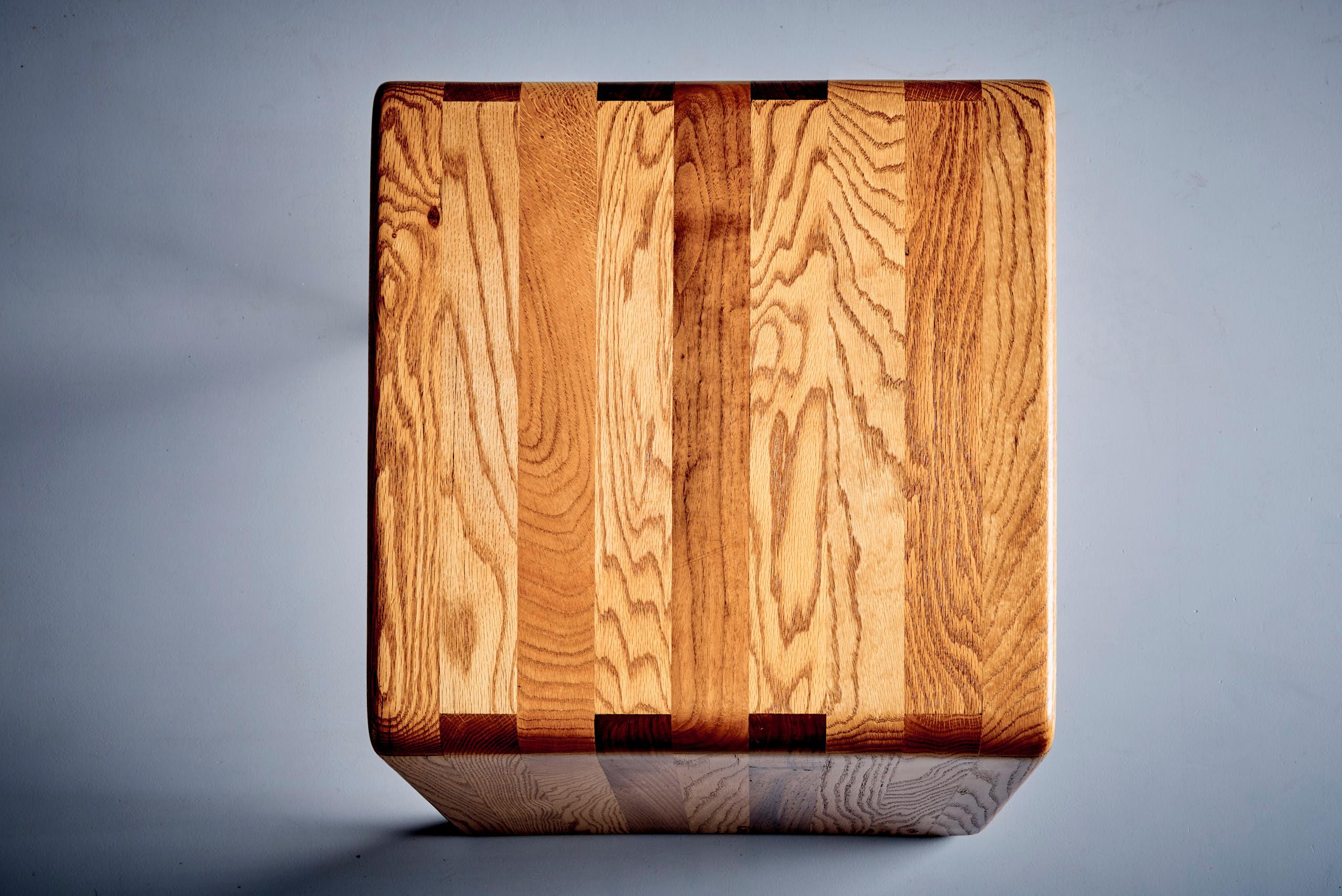 Paire de deux tabourets en bois à ruban de James Rannefeld, États-Unis en vente 3