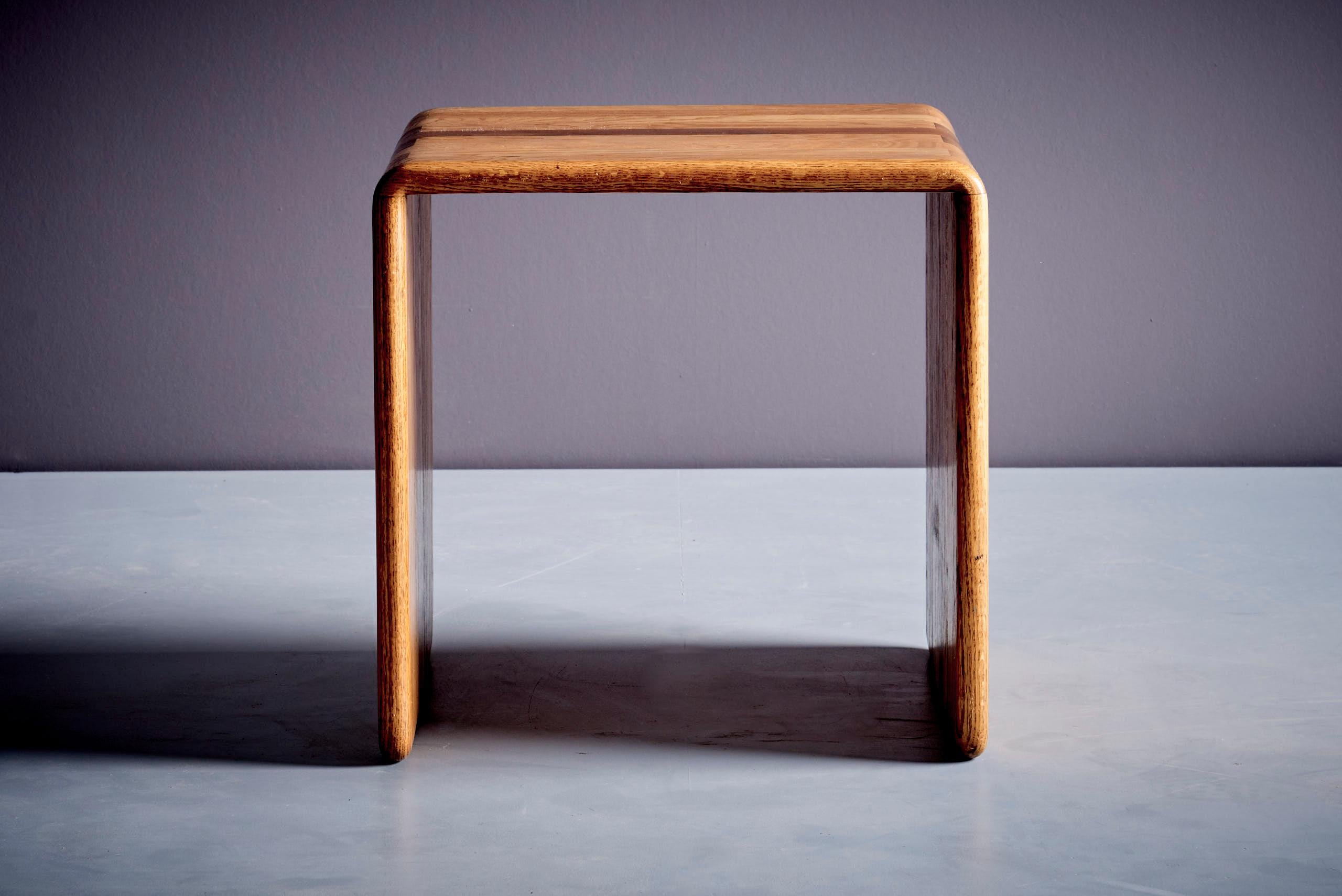 Paire de deux tabourets en bois à ruban de James Rannefeld, États-Unis en vente 4