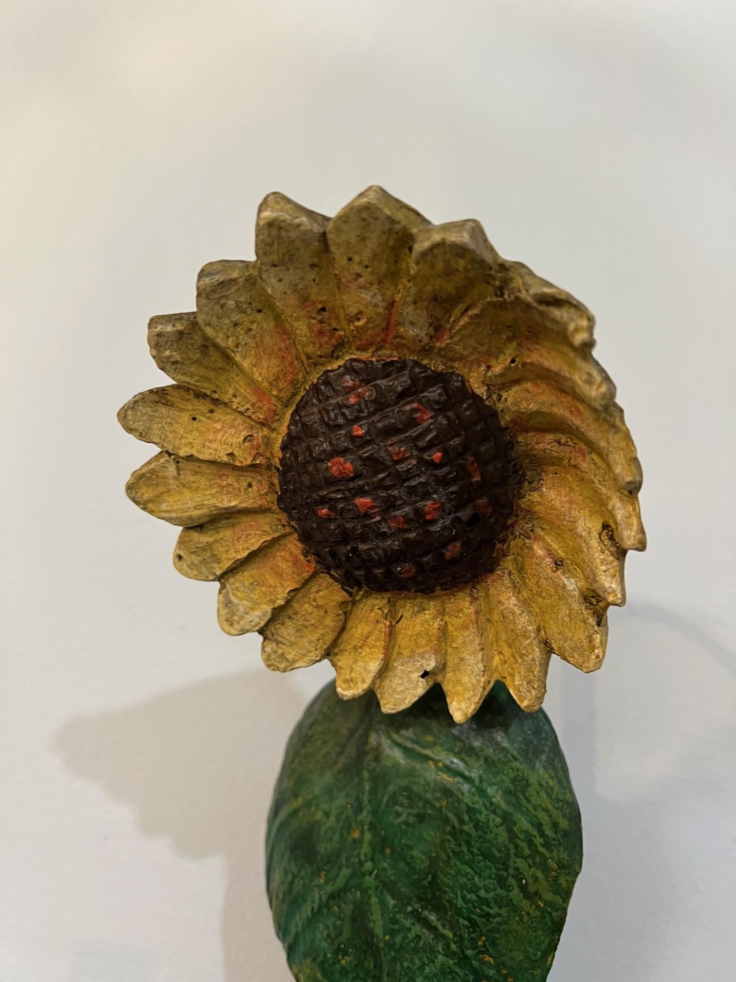 Coppia di applique a due luci con girasoli floreali in vendita 4
