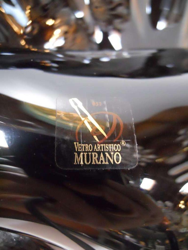 Late 20th Century Pair of Two Luxury Glass Murano Shell For Sale
