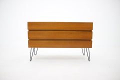 Pair of Two Midcentury Design Teak Chest of Drawers by SEM, Switzerland, 1960s