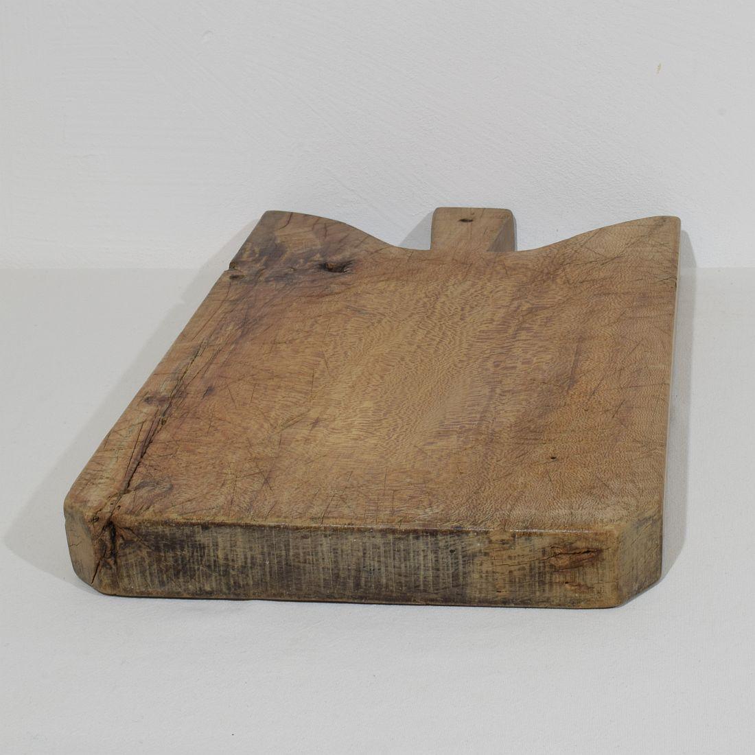 Pair of Two Rare French 19th Century, Wooden Chopping or Cutting Boards For Sale 6