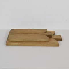 Pair of Two Rare French 19th Century, Wooden Chopping or Cutting Boards
