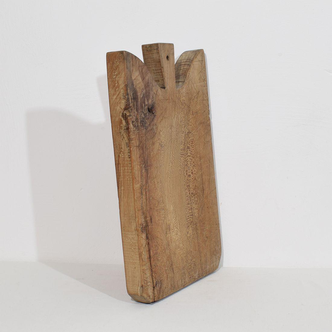 Hand-Crafted Pair of Two Rare French 19th Century, Wooden Chopping or Cutting Boards For Sale