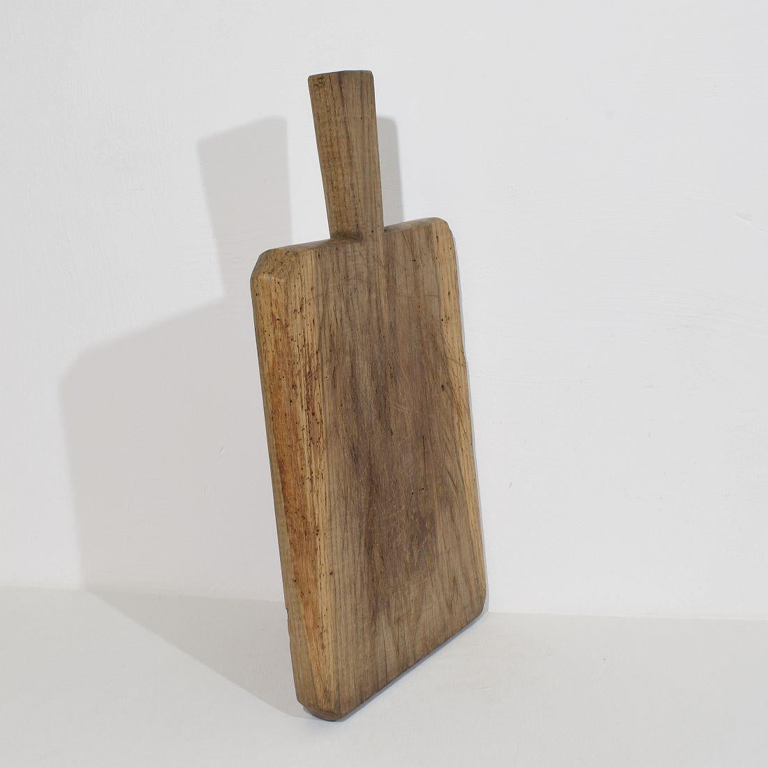 Fait main Paire de deux rares planches à découper en bois françaises du 19e siècle en vente