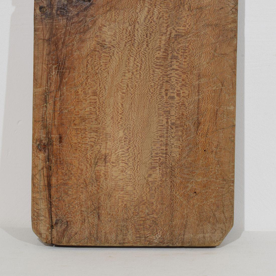 Pair of Two Rare French 19th Century, Wooden Chopping or Cutting Boards For Sale 3