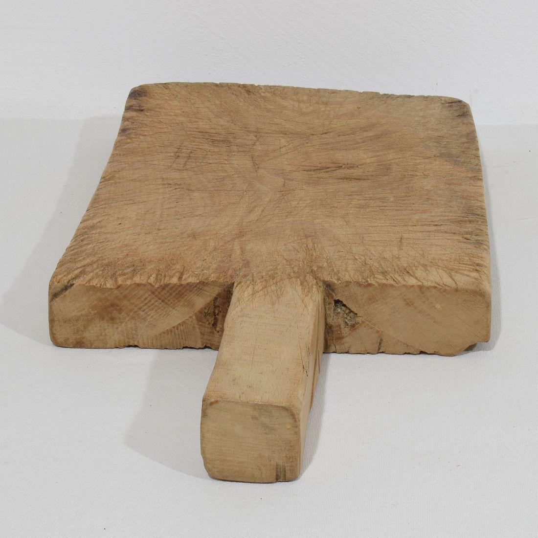 Pair of Two Rare French 19th Century, Wooden Chopping or Cutting Boards For Sale 4