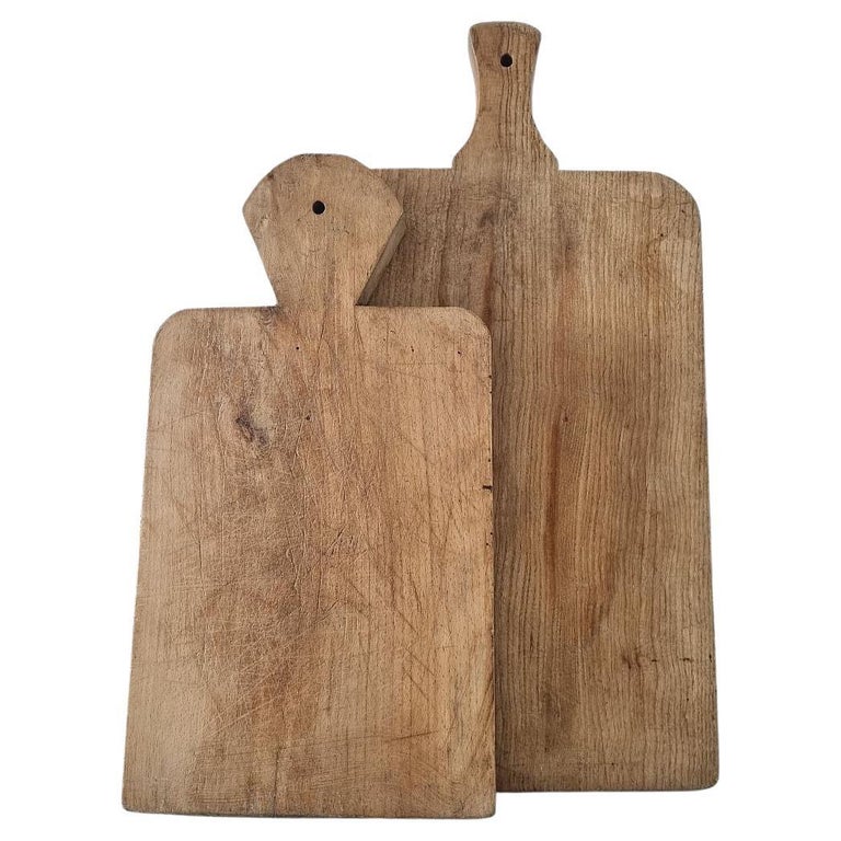 Pair of Wooden Cutting Boards, 1850–1900, offered by Trésors Trouvés